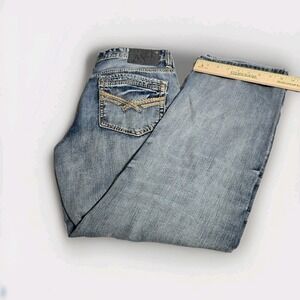 AXEL Treadwell Madison Jeans Men's 32x32 Relaxed Straight Blue Denim. 509